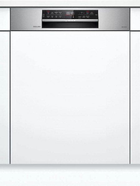 Bosch SMI6ZBS01D Geschirrspüler teilintegriert HomeConnect Zeolith 60cm EXCLUSIV selectLine