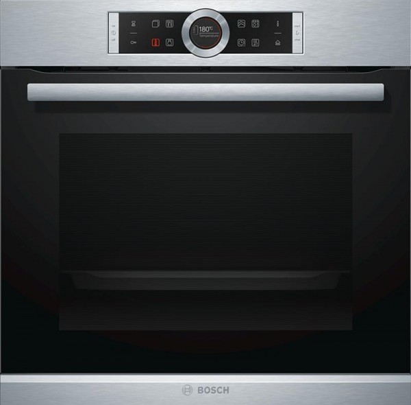 Bosch HRG6753S2 Einbaubackofen Pyrolyse Dampffunktion 71 Liter A EXCLUSIV