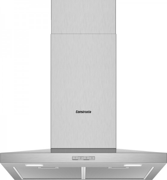 Constructa CD626650 Wandhaube Walmdach SlimeLine 60cm Edelstahl
