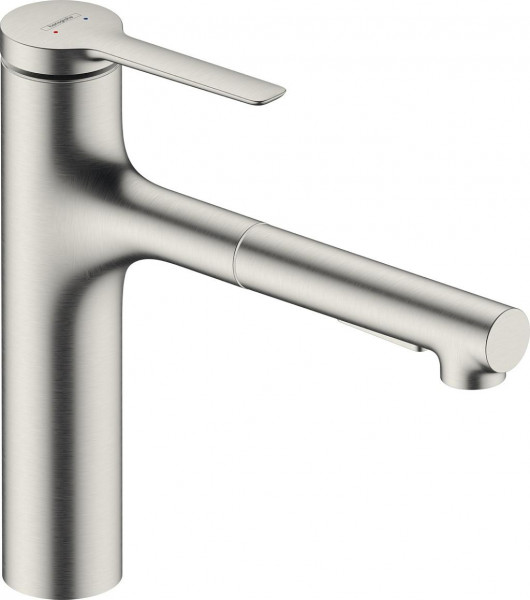 hansgrohe Zesis M33 Küchenarmatur Edelstahl Schlauchbrause 74822800