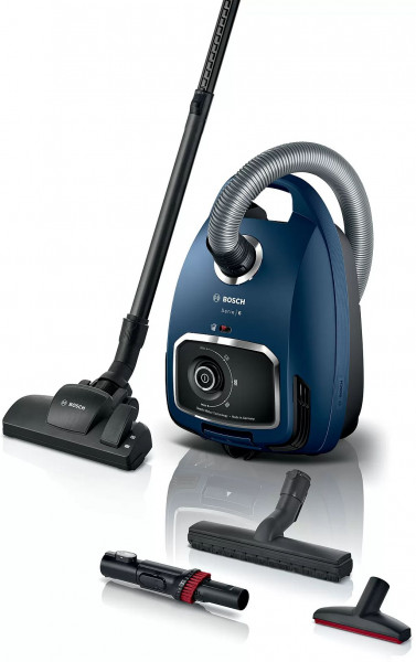 Bosch BGL6XSIL3 Bodenstaubsauger mit Staubbeutel Imperialblau