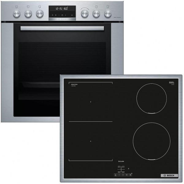 Bosch MKH63CP3 Herdset Induktion Pyrolyse 71l A EXCLUSIV