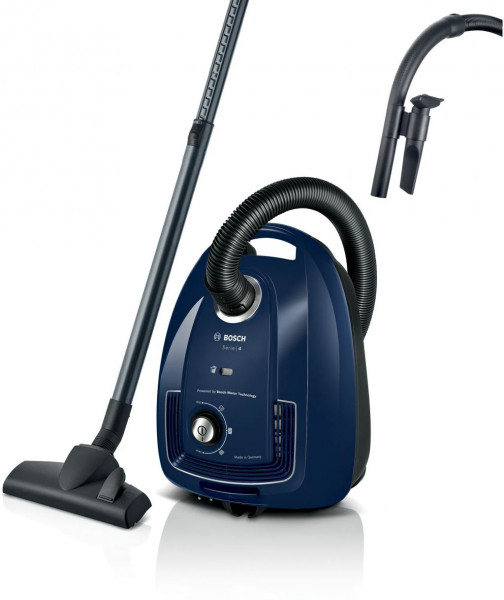 Bosch BGD38BU2 Bodenstaubsauger mit Beutel blau