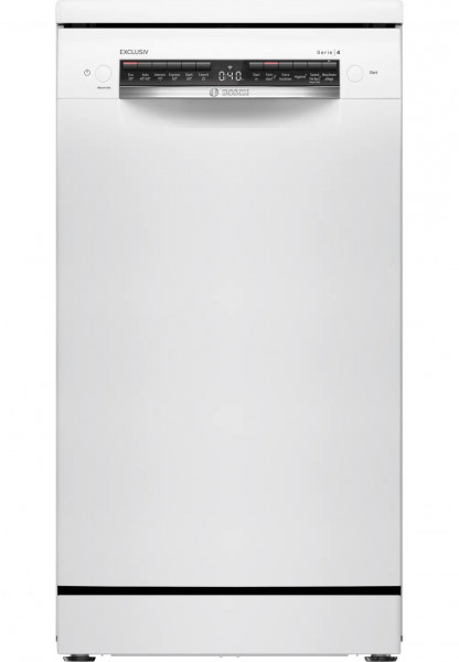 Bosch SPS4EMW02D Stand Geschirrspüler HomeConnect 45cm Weiß EXCLUSIV