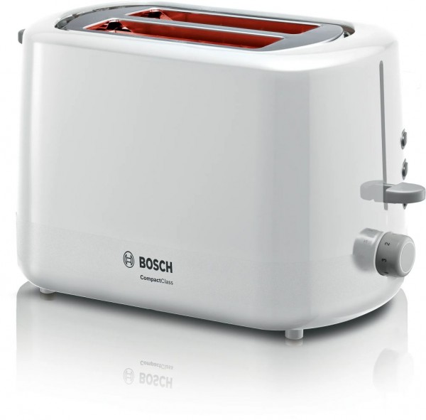 Bosch TAT3A111 Kompakt-Toaster weiss