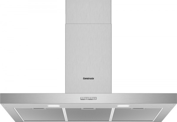 Constructa CD639650 Wandhaube Box Design 90cm Edelstahl