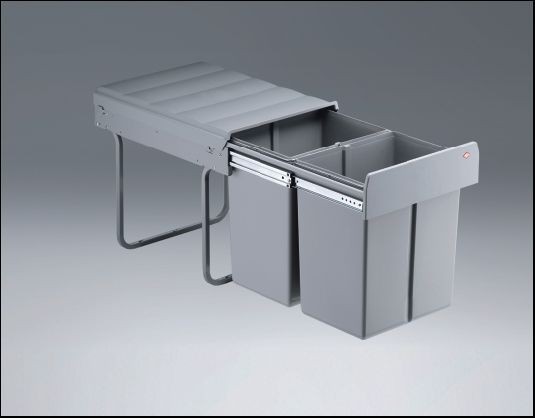 Wesco Einbau-Abfallsammler Double Master Maxi