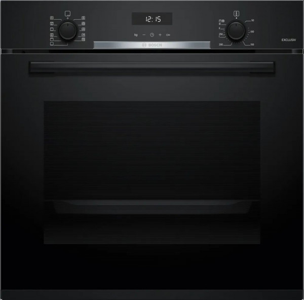 Bosch HBG337AB4 Einbaubackofen schwarz 71 Liter EXCLUSIV