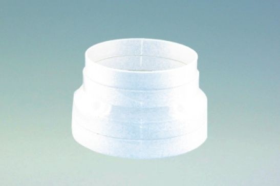 Quellmalz Reduzierstück / Adapter rund weiss