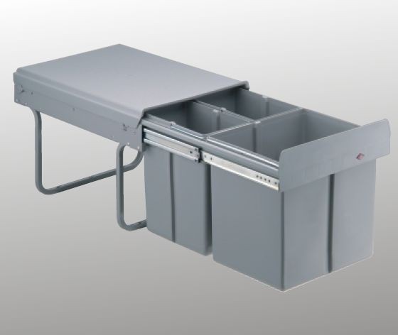 Wesco Einbau-Abfallsammler Trio Master 40DT