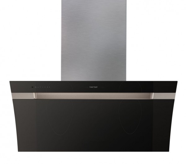 berbel BKH 90 GL-2 Kopffreihaube Glassline 90 cm schwarz &quot;Umluft Aktion&quot;