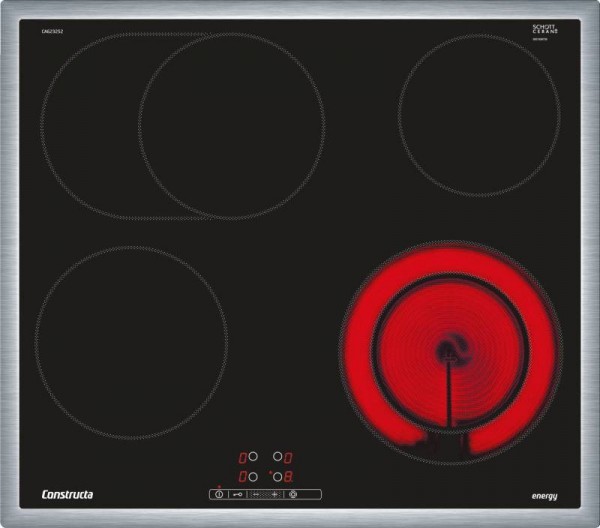 Constructa CA623252 autarkes Glaskeramik Kochfeld 60cm energy
