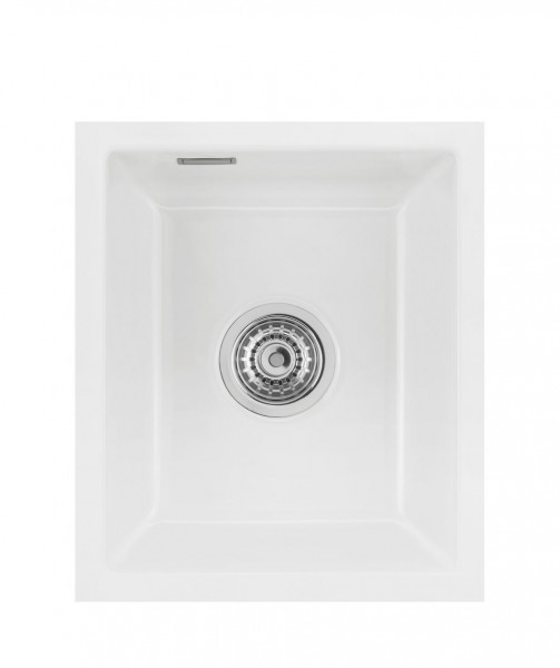 Systemceram KeraDomo Keramikspüle MERA 39 F/o flächenbündig ohne Hahnlochbank grönland