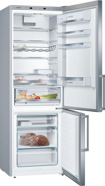 Bosch KGE49EICP Kühl-Gefrierkombination Edelstahl 413L EXCLUSIV selectLine