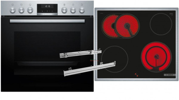 Bosch MKHSTEEL Einbauherdset 71 Liter EXCLUSIV