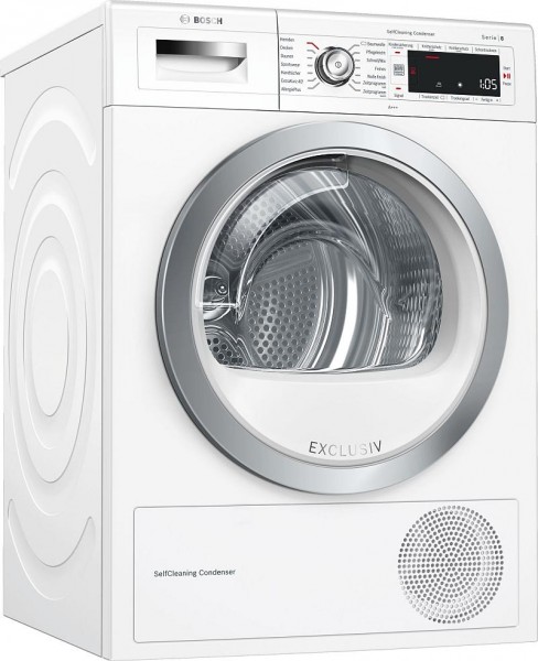 Bosch WTW875E27 SelfCleaning Condenser Wärmepumpentrockner A+++ 8 kg EXCLUSIV