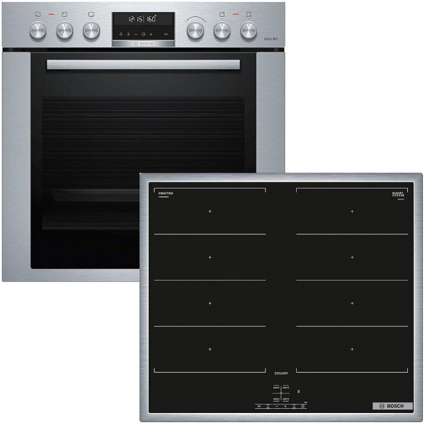 Bosch MKH65FP2 Herdset FlexInduktion Backwagen Pyrolyse 71l EXCLUSIV selectLine