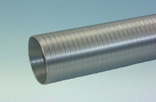 Quellmalz Stauchbares Aluminium-Dunstabzugsrohr 150 / 3
