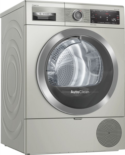 Bosch WTX87KX0 Wärmepumpentrockner Home Connect 9kg Silber-Inox A+++