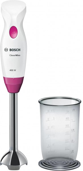 Bosch MSM2410PW Stabmixer CleverMixx Fun 400W weiß wild purple