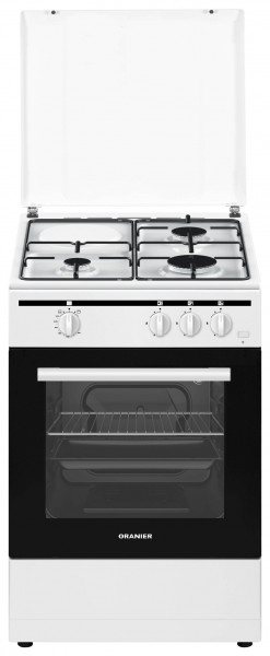 Oranier Gas-Standherd STG598 Weiß 50cm 3-flammig