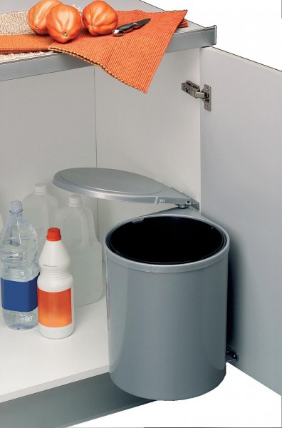 Wesco Einbau-Abfallsammler 13 Liter grau
