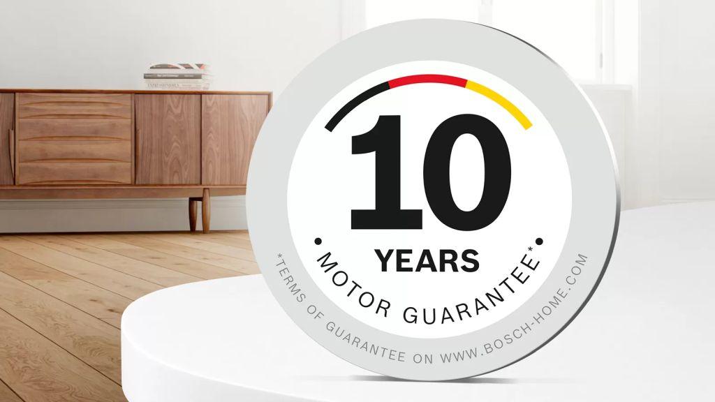 10 Jahre Motorgarantie