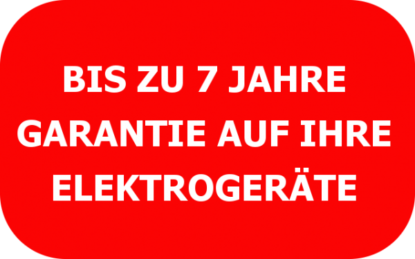 Garantieverlängerung auf 7 Jahre