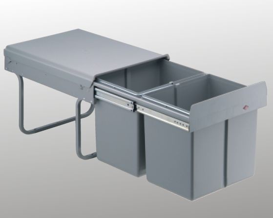 Wesco Einbau-Abfallsammler Double Master 40DT