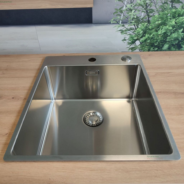 Franke Edelstahlspüle BOX BXX 210-40A Druckknopfventil